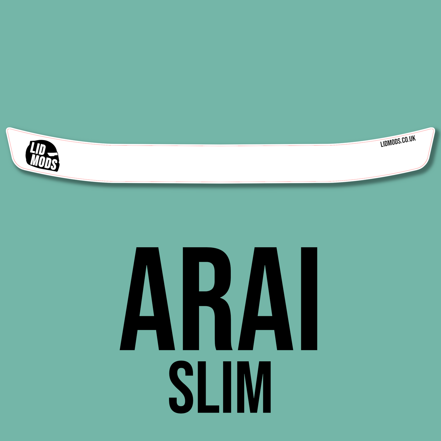 CUSTOM SLIM ARAI VISOR STRIP X3 | CONFIGURE YOUR OWN