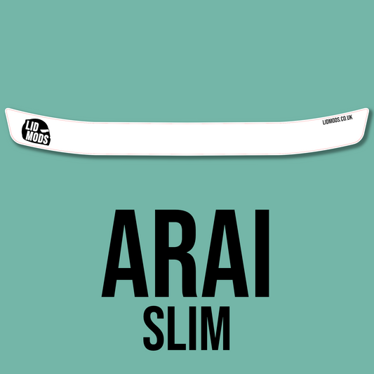 CUSTOM SLIM ARAI VISOR STRIP X3 | UPLOAD YOUR OWN DESIGN