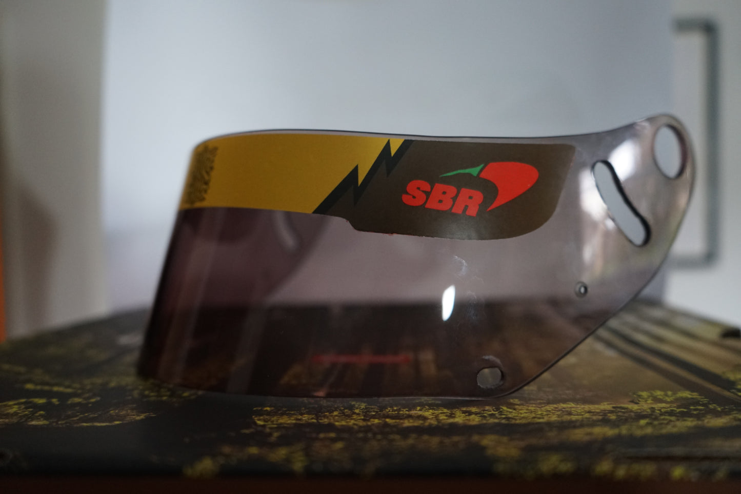 CUSTOM THICK ARAI VISOR STRIP X3 | UPLOAD YOUR OWN DESIGN