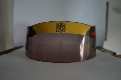 CUSTOM THICK ARAI VISOR STRIP X3 | UPLOAD YOUR OWN DESIGN