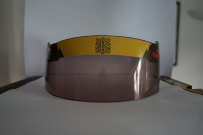 CUSTOM THICK ARAI VISOR STRIP X3 | UPLOAD YOUR OWN DESIGN