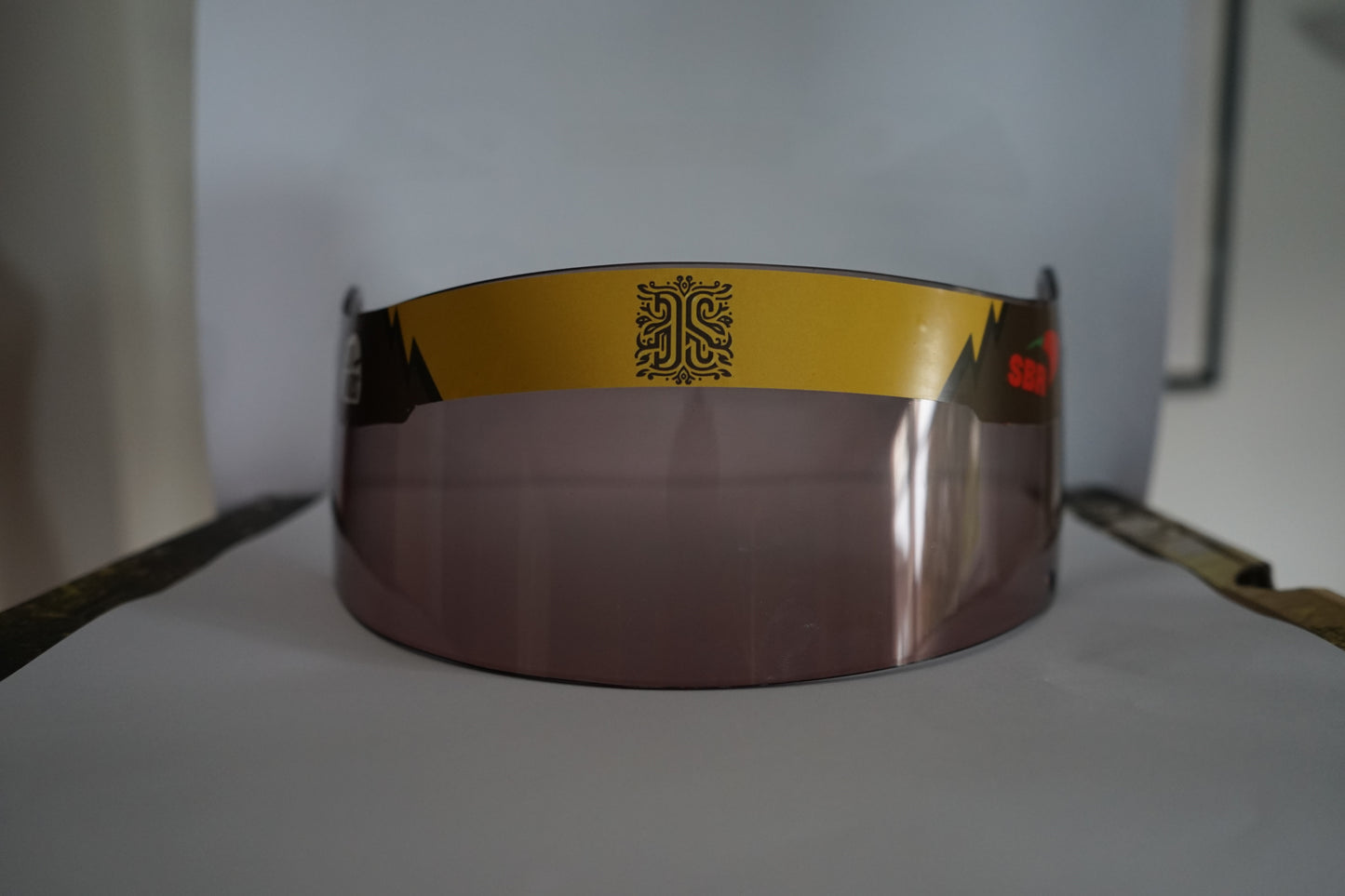 CUSTOM THICK ARAI VISOR STRIP X3 | UPLOAD YOUR OWN DESIGN