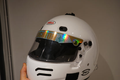 CUSTOM THICK BELL VISOR STRIP X3 | UPLOAD YOUR OWN DESIGN