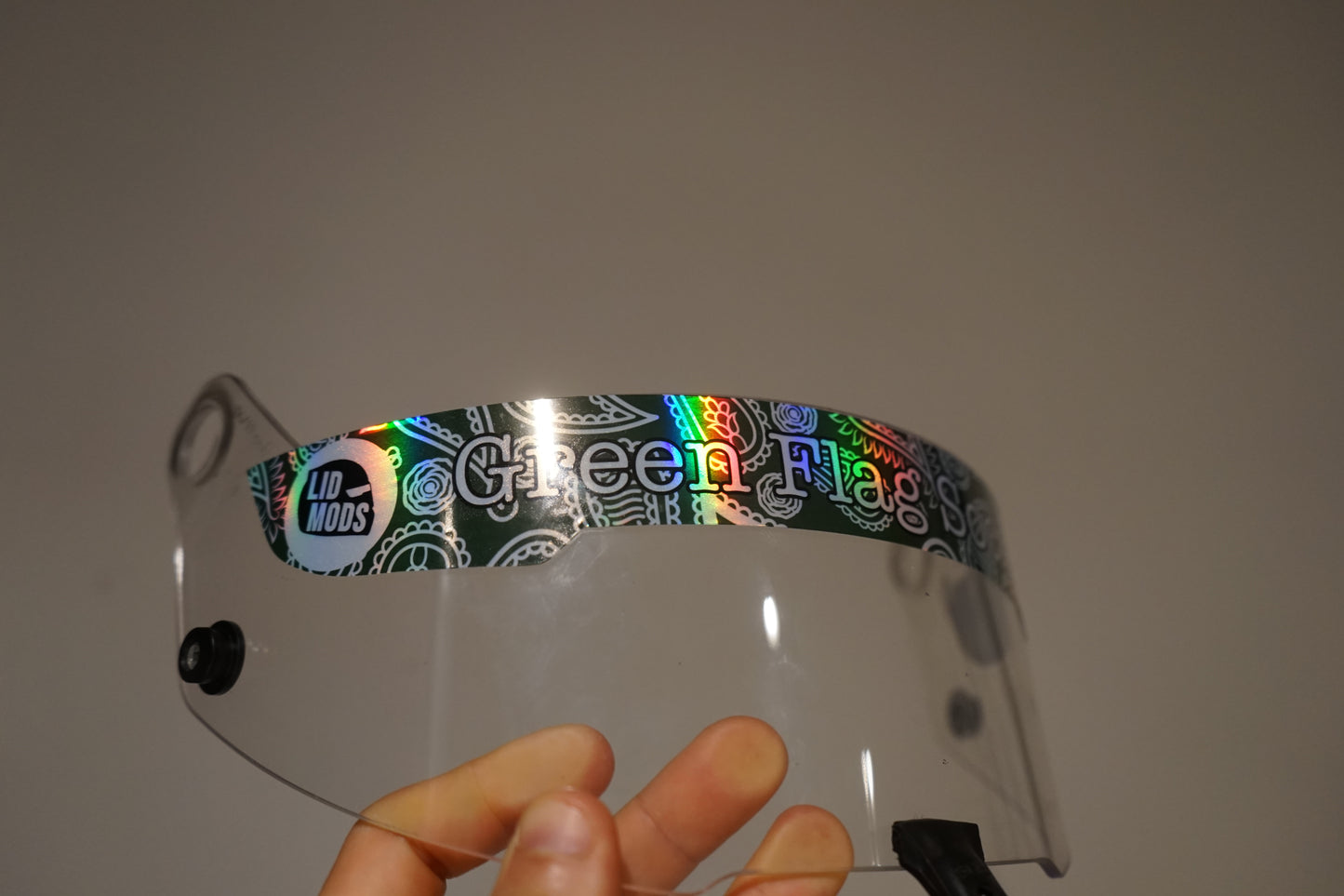 CUSTOM THICK STILO VISOR STRIP X3 | UPLOAD YOUR OWN DESIGN