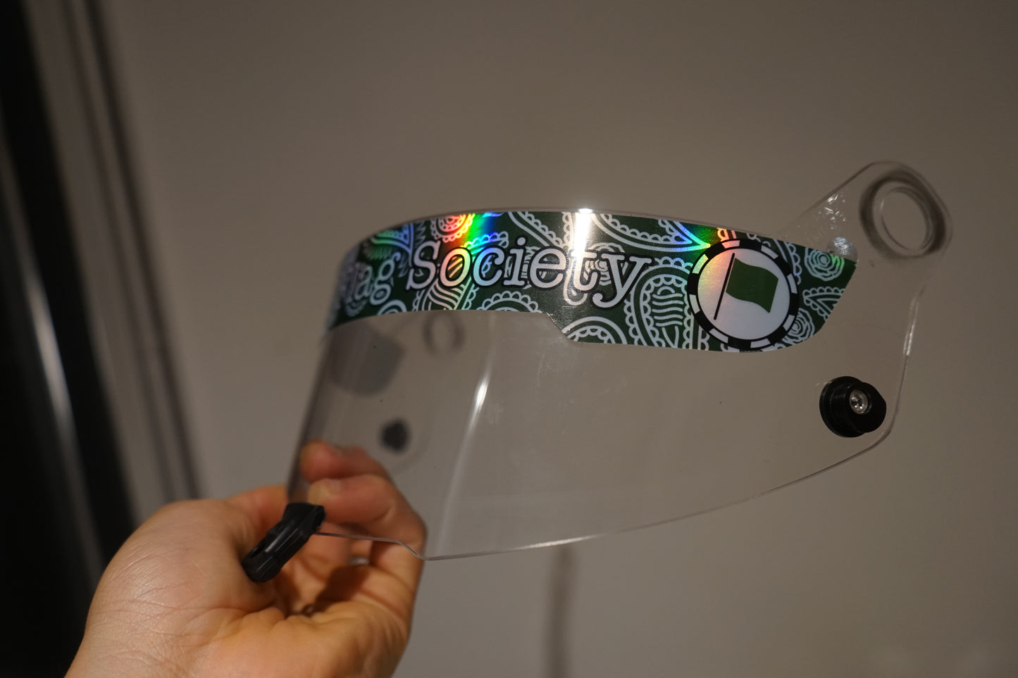 CUSTOM THICK STILO VISOR STRIP X3 | UPLOAD YOUR OWN DESIGN