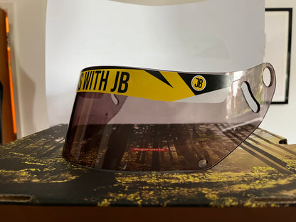 CUSTOM THICK ARAI VISOR STRIP X3 | UPLOAD YOUR OWN DESIGN