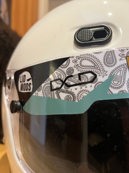 CUSTOM THICK BELL VISOR STRIP X3 | UPLOAD YOUR OWN DESIGN