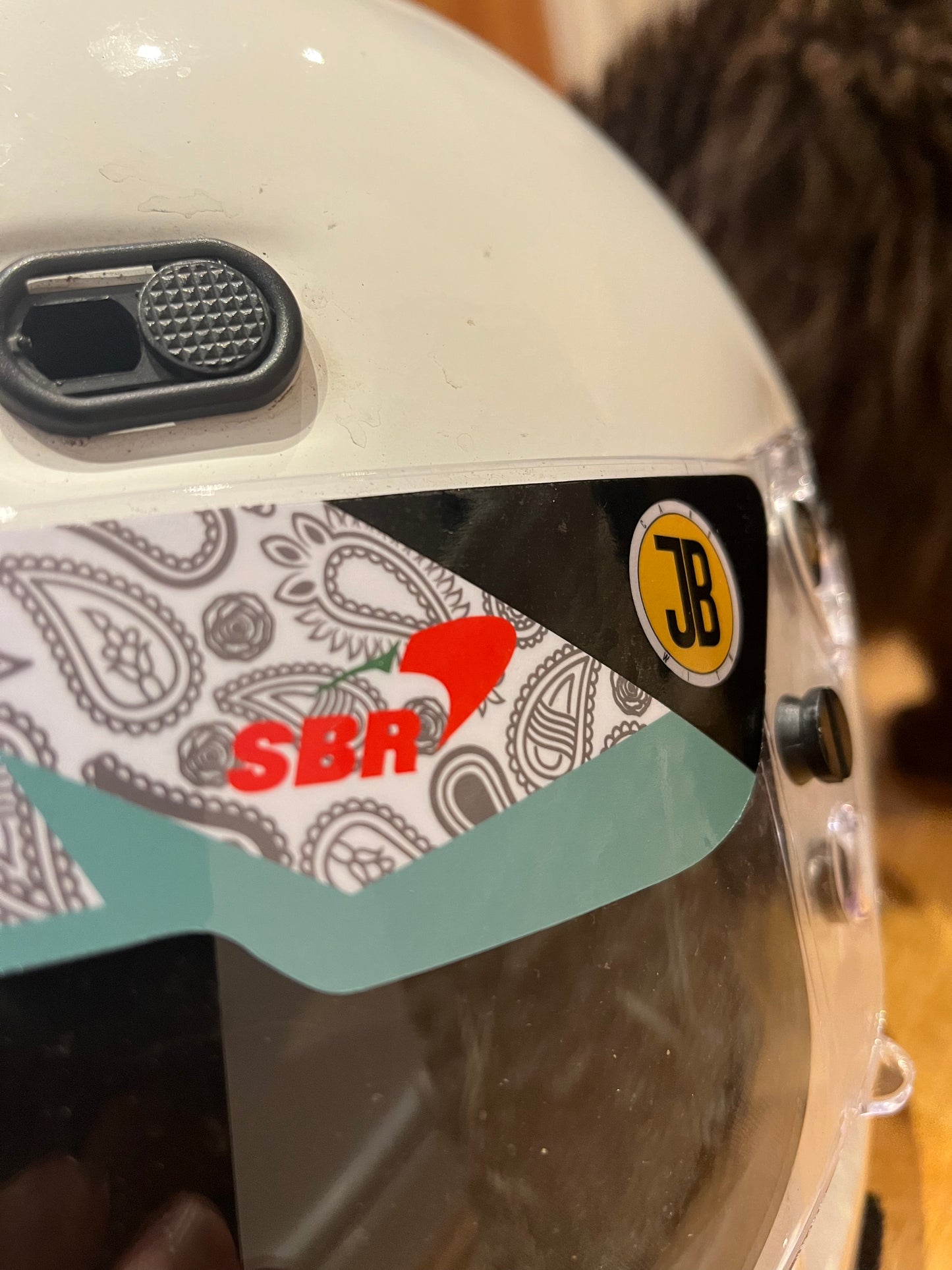 CUSTOM THICK BELL VISOR STRIP X3 | UPLOAD YOUR OWN DESIGN