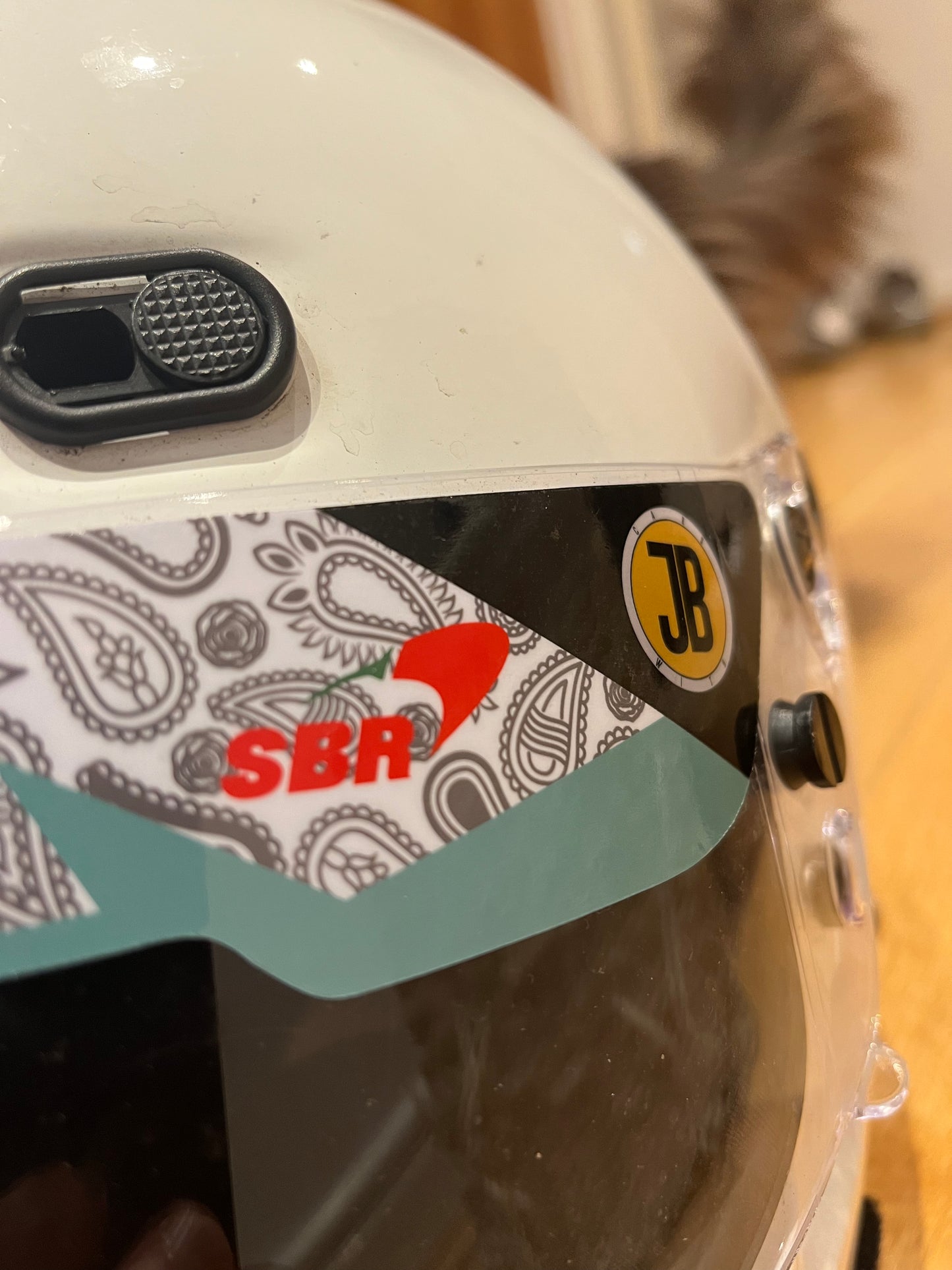 CUSTOM THICK BELL VISOR STRIP X3 | UPLOAD YOUR OWN DESIGN