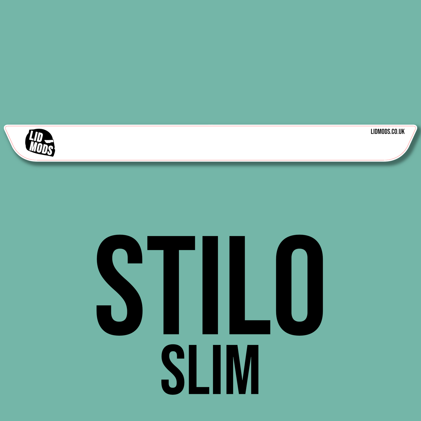 CUSTOM SLIM STILO VISOR STRIP X3 | UPLOAD YOUR OWN DESIGN